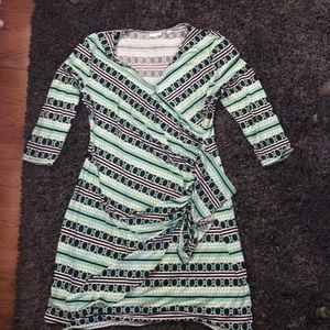 New York and company faux wrap dress